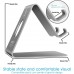 Lamicall Cell Phone Stand, Desk Phone Holder Cradle, Compatible with Phone 12 Mini 11 Pro Xs Max XR X 8 7 6 Plus SE, All Smartphones Charging Dock, Office Desktop Accessories - Silver